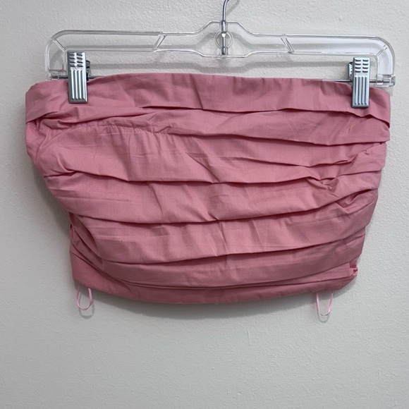 Abercrombie & Fitch ruched pink top NWT! Small - Picture 2 of 4